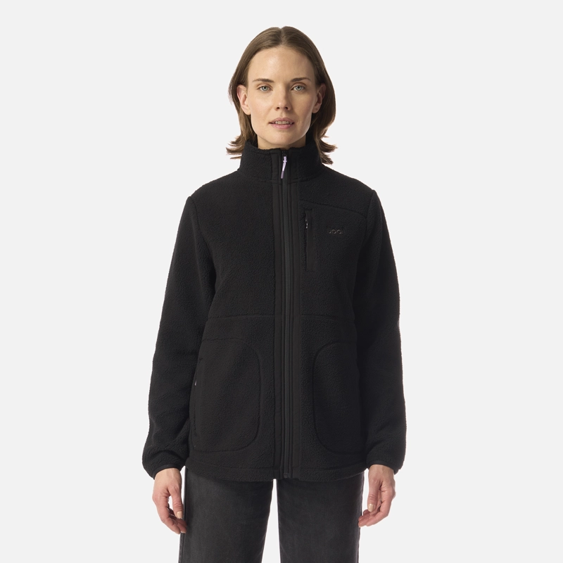 POLAR MUJER HUG-LIKE SHAGGY-PRO JACKET NEGRO LIPPI I26 - 1