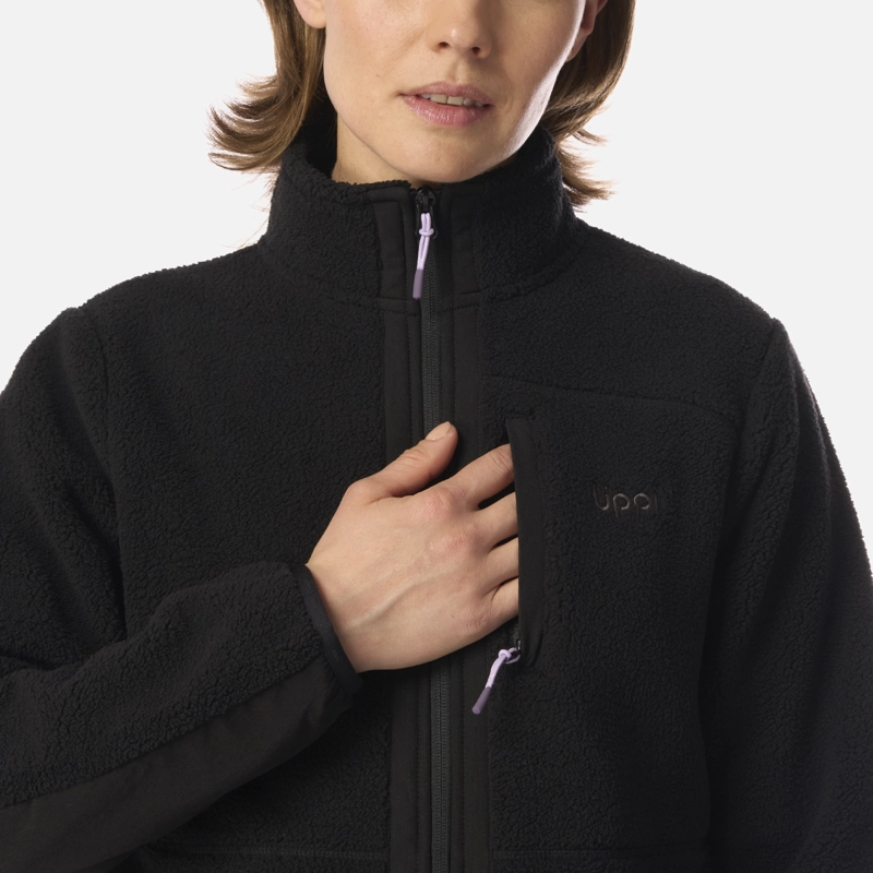 POLAR MUJER HUG-LIKE SHAGGY-PRO JACKET NEGRO LIPPI I26 - 4