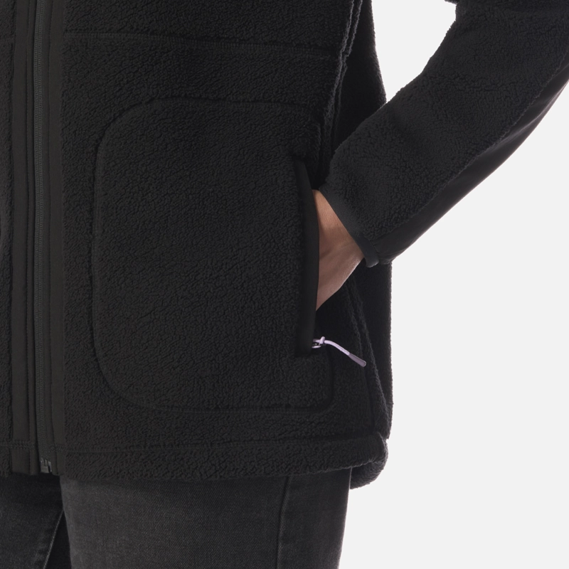 POLAR MUJER HUG-LIKE SHAGGY-PRO JACKET NEGRO LIPPI I26 - 5