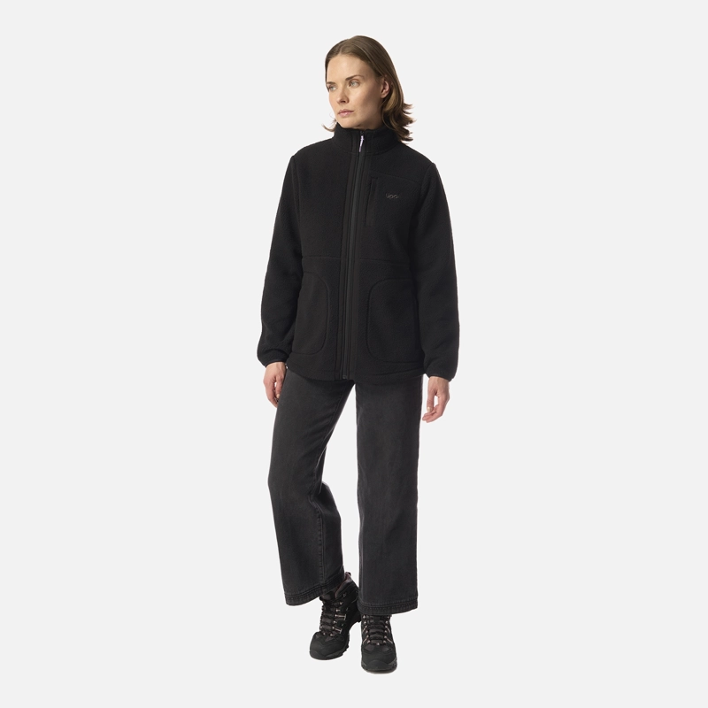 POLAR MUJER HUG-LIKE SHAGGY-PRO JACKET NEGRO LIPPI I26 - 6