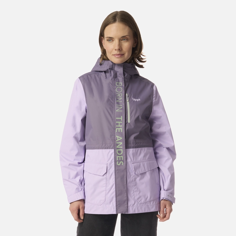CHAQUETA MUJER STREETWISE B-DRY HOODY JACKET VIOLETA LIPPI I26 - 1