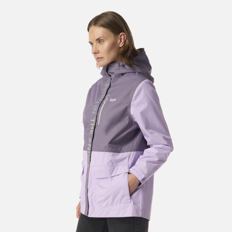 CHAQUETA MUJER STREETWISE B-DRY HOODY JACKET VIOLETA LIPPI I26 - 2