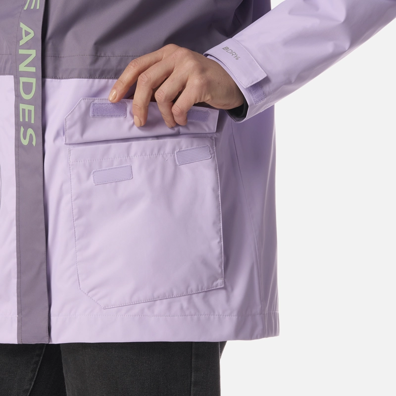 CHAQUETA MUJER STREETWISE B-DRY HOODY JACKET VIOLETA LIPPI I26 - 5