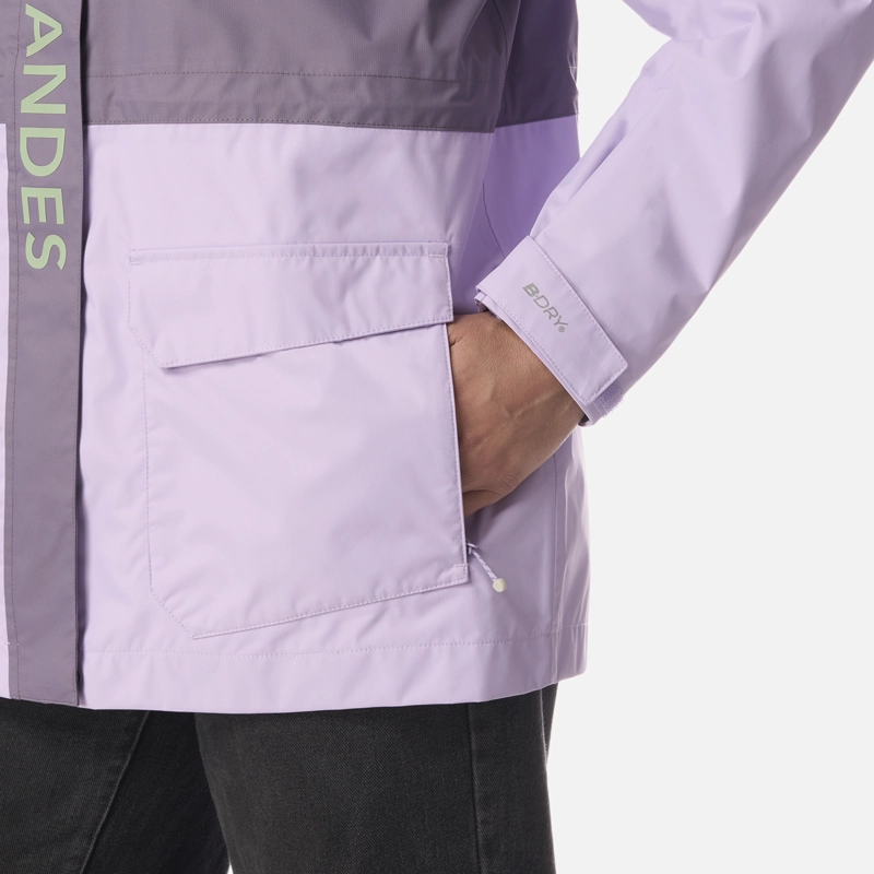 CHAQUETA MUJER STREETWISE B-DRY HOODY JACKET VIOLETA LIPPI I26 - 6
