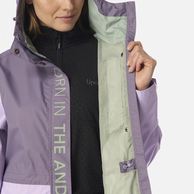 CHAQUETA MUJER STREETWISE B-DRY HOODY JACKET VIOLETA LIPPI I26 - 8