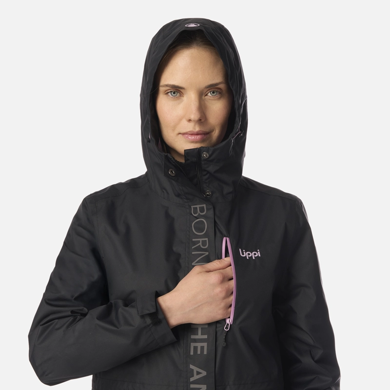 CHAQUETA MUJER STREETWISE B-DRY HOODY JACKET NEGRO LIPPI I26 - 4