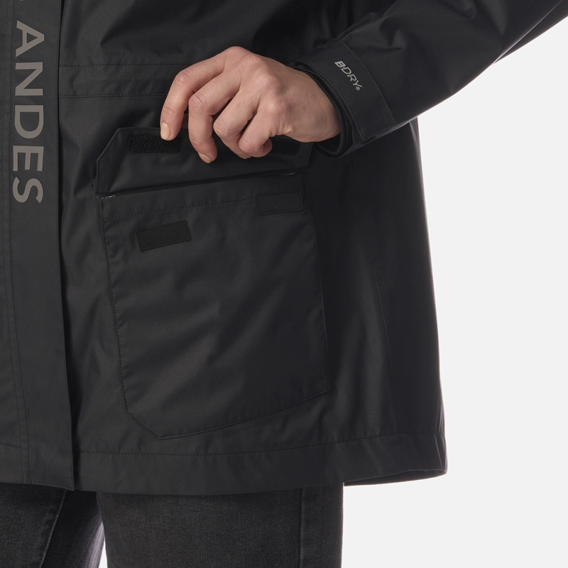 CHAQUETA MUJER STREETWISE B-DRY HOODY JACKET NEGRO LIPPI I26 - 5