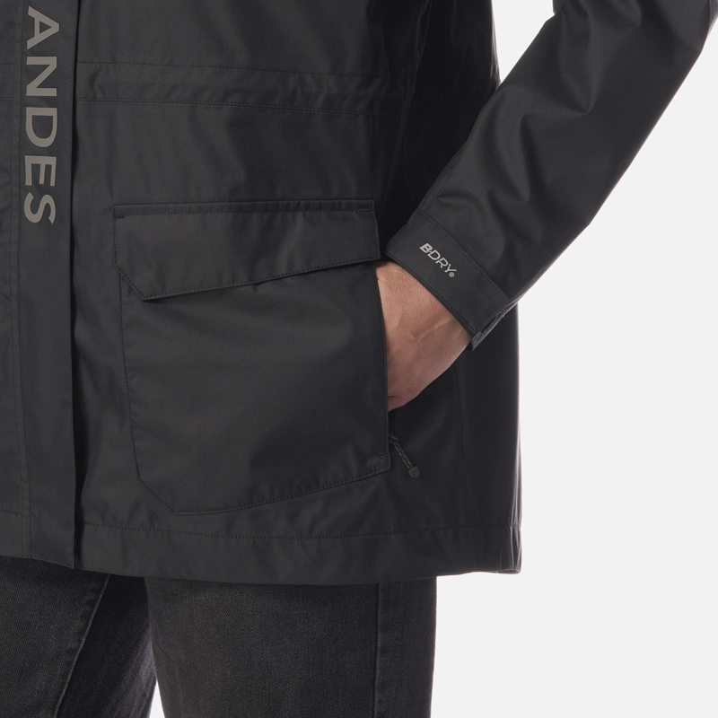 CHAQUETA MUJER STREETWISE B-DRY HOODY JACKET NEGRO LIPPI I26 - 6