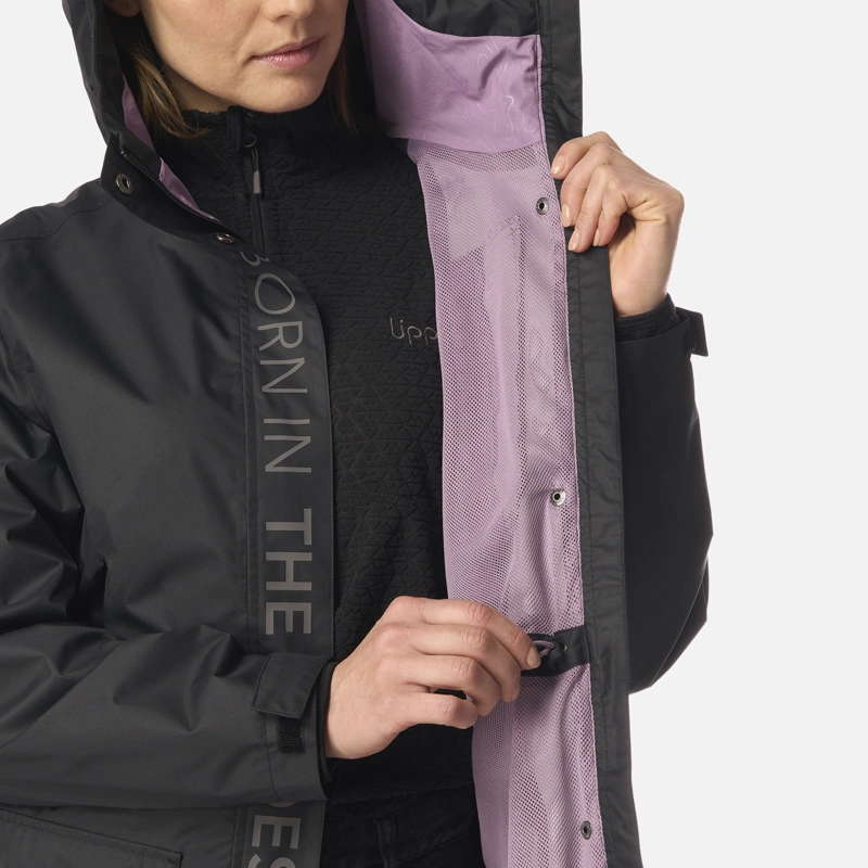 CHAQUETA MUJER STREETWISE B-DRY HOODY JACKET NEGRO LIPPI I26 - 8
