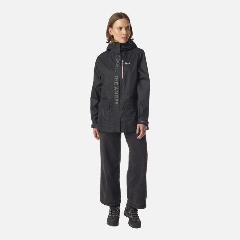 CHAQUETA MUJER STREETWISE B-DRY HOODY JACKET NEGRO LIPPI I26 - 9