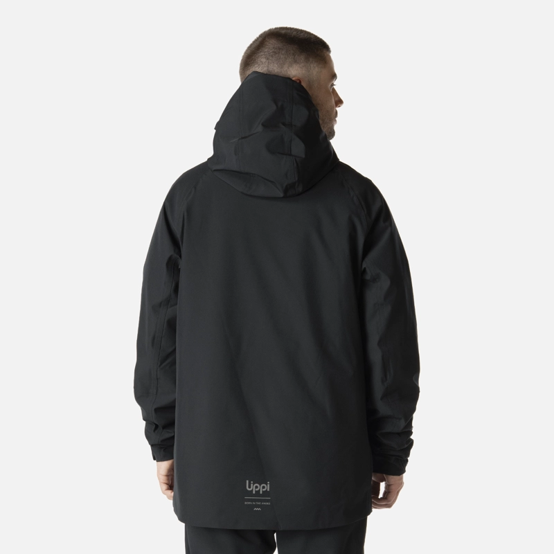 CHAQUETA HOMBRE HICKEN FUSION-3 B-DRY HOODY JACKET NEGRO LIPPI I26 - 3