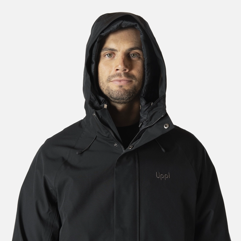 CHAQUETA HOMBRE HICKEN FUSION-3 B-DRY HOODY JACKET NEGRO LIPPI I26 - 4