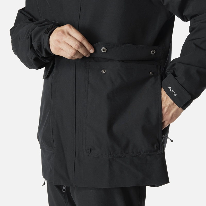 CHAQUETA HOMBRE HICKEN FUSION-3 B-DRY HOODY JACKET NEGRO LIPPI I26 - 5