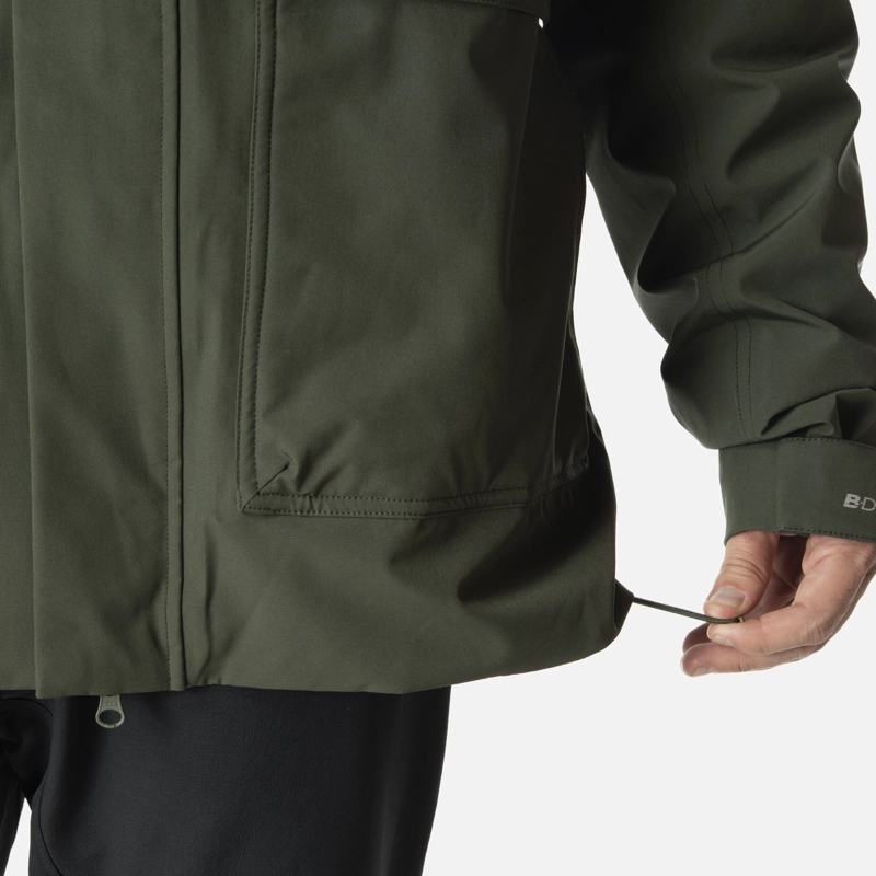 CHAQUETA HOMBRE HICKEN FUSION-3 B-DRY HOODY JACKET VERDE MILITAR LIPPI I26 - 6