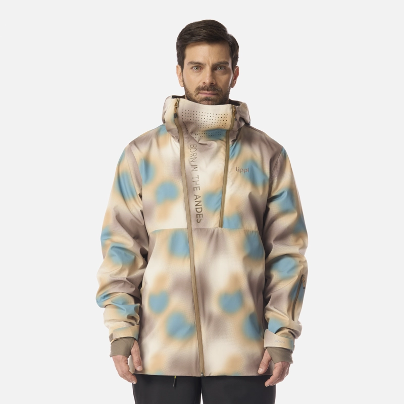 CHAQUETA HOMBRE SKIVENTURE B-DRY HOODY JACKET PRINT CAFE LIPPI I26 - 1