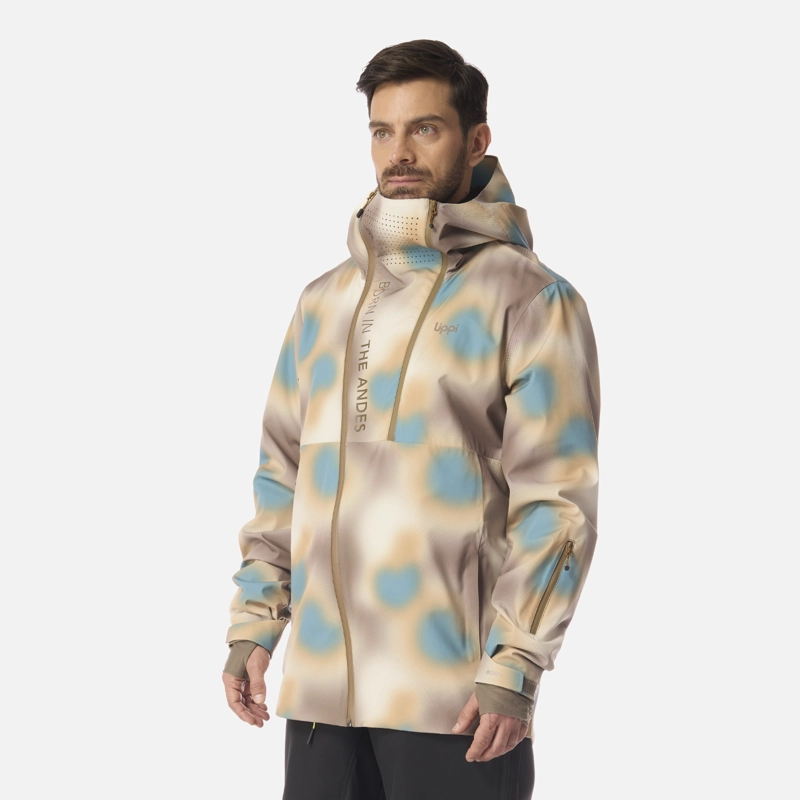 CHAQUETA HOMBRE SKIVENTURE B-DRY HOODY JACKET PRINT CAFE LIPPI I26 - 2