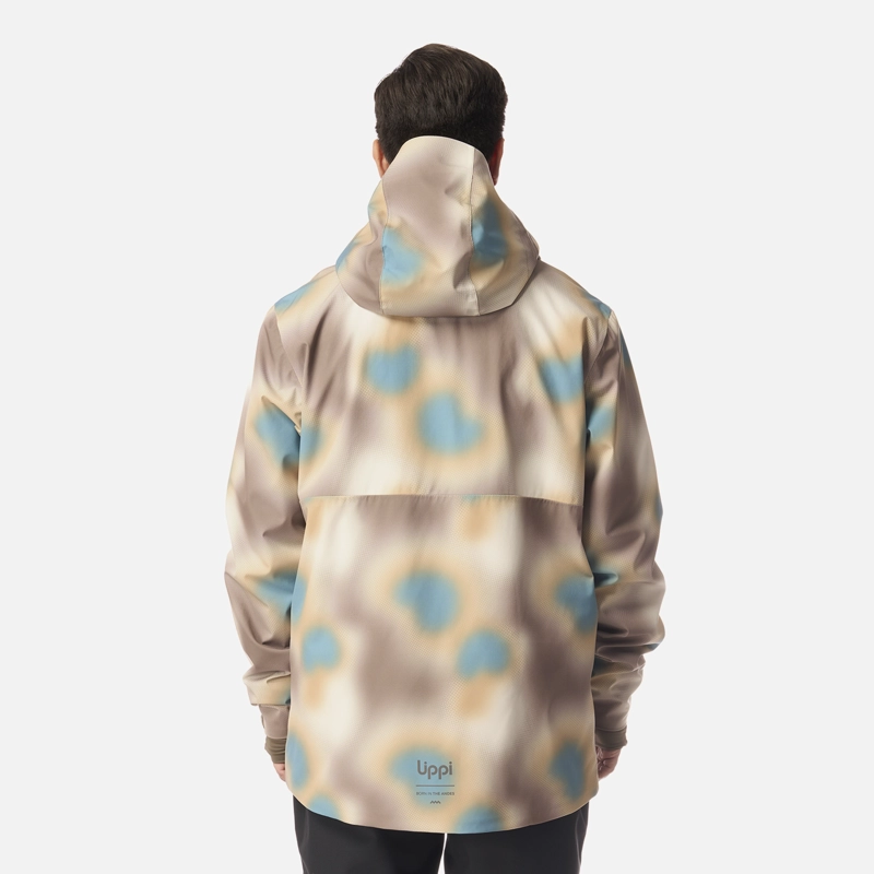 CHAQUETA HOMBRE SKIVENTURE B-DRY HOODY JACKET PRINT CAFE LIPPI I26 - 3