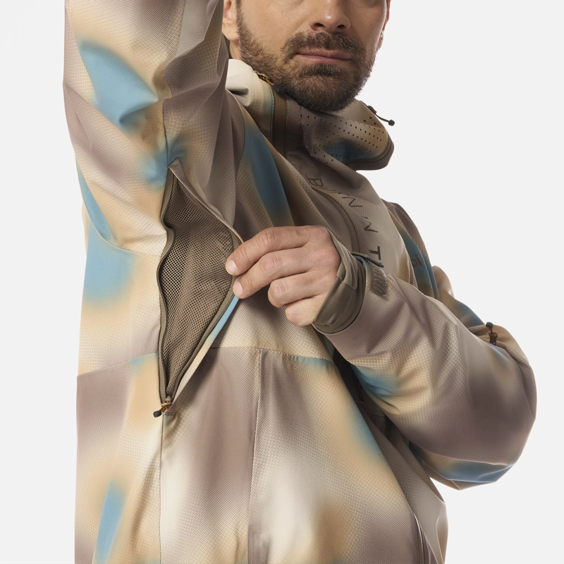 CHAQUETA HOMBRE SKIVENTURE B-DRY HOODY JACKET PRINT CAFE LIPPI I26 - 6