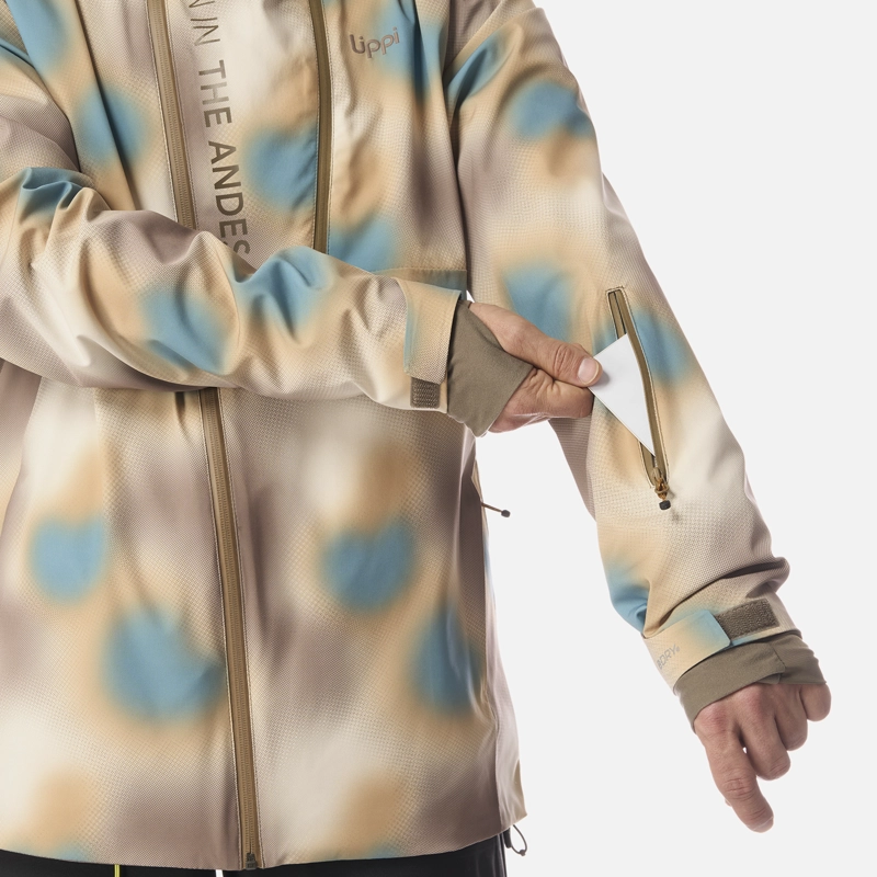 CHAQUETA HOMBRE SKIVENTURE B-DRY HOODY JACKET PRINT CAFE LIPPI I26 - 7