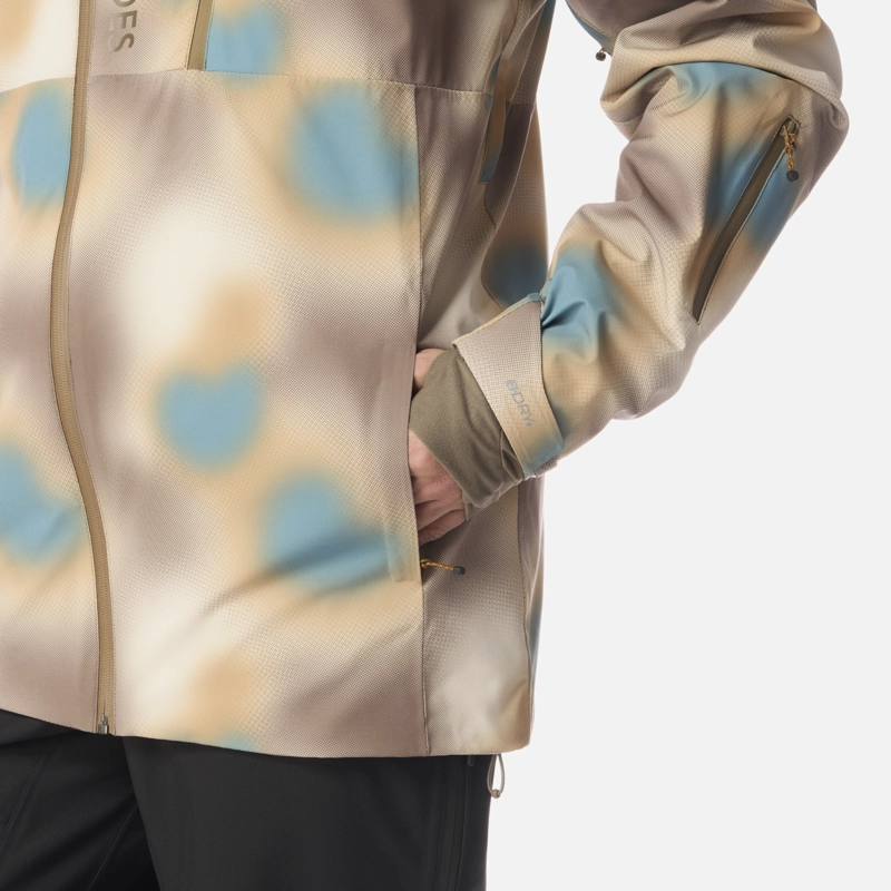 CHAQUETA HOMBRE SKIVENTURE B-DRY HOODY JACKET PRINT CAFE LIPPI I26 - 8