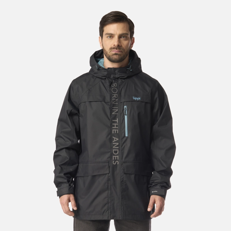 CHAQUETA HOMBRE STREETWISE B-DRY HOODY JACKET NEGRO LIPPI I26 - 1