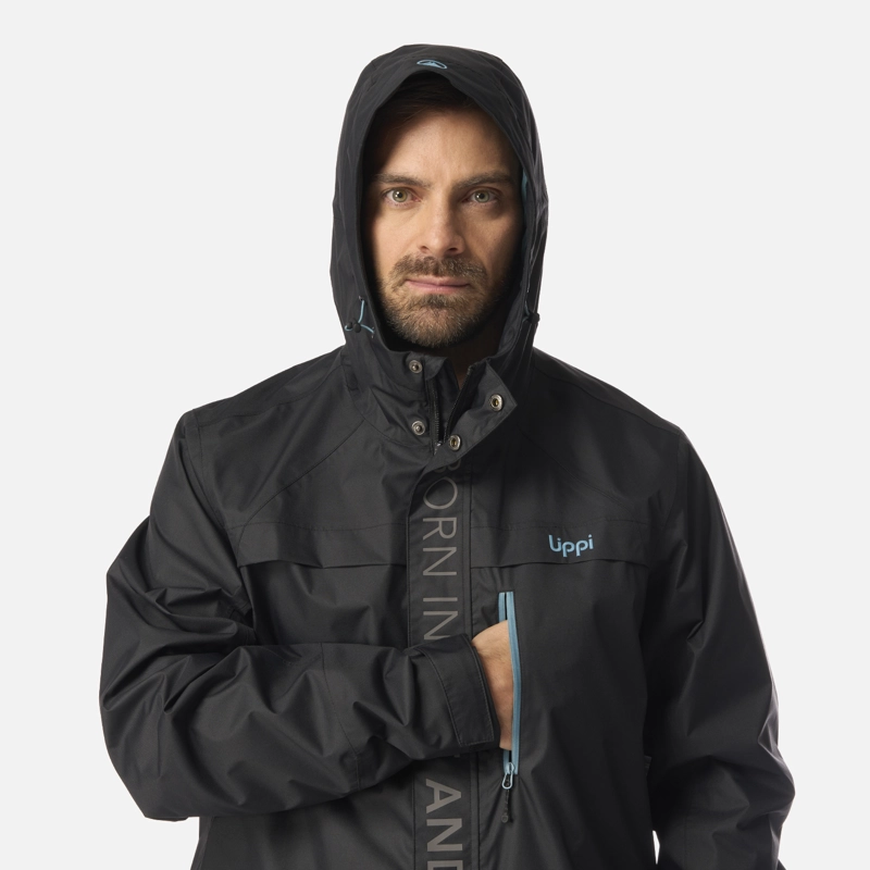 CHAQUETA HOMBRE STREETWISE B-DRY HOODY JACKET NEGRO LIPPI I26 - 4