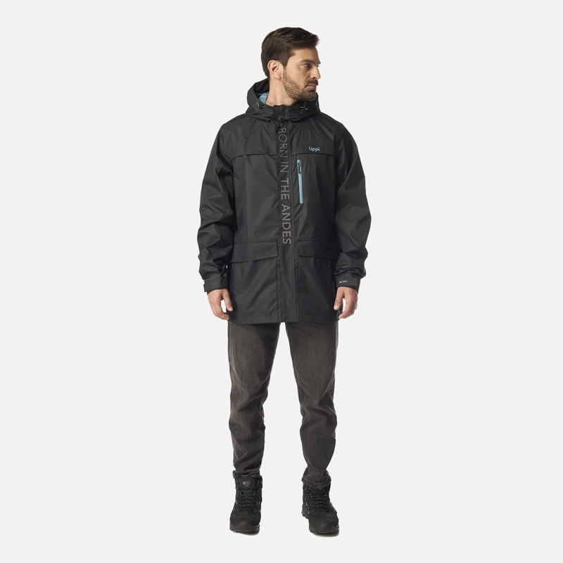 CHAQUETA HOMBRE STREETWISE B-DRY HOODY JACKET NEGRO LIPPI I26 - 8