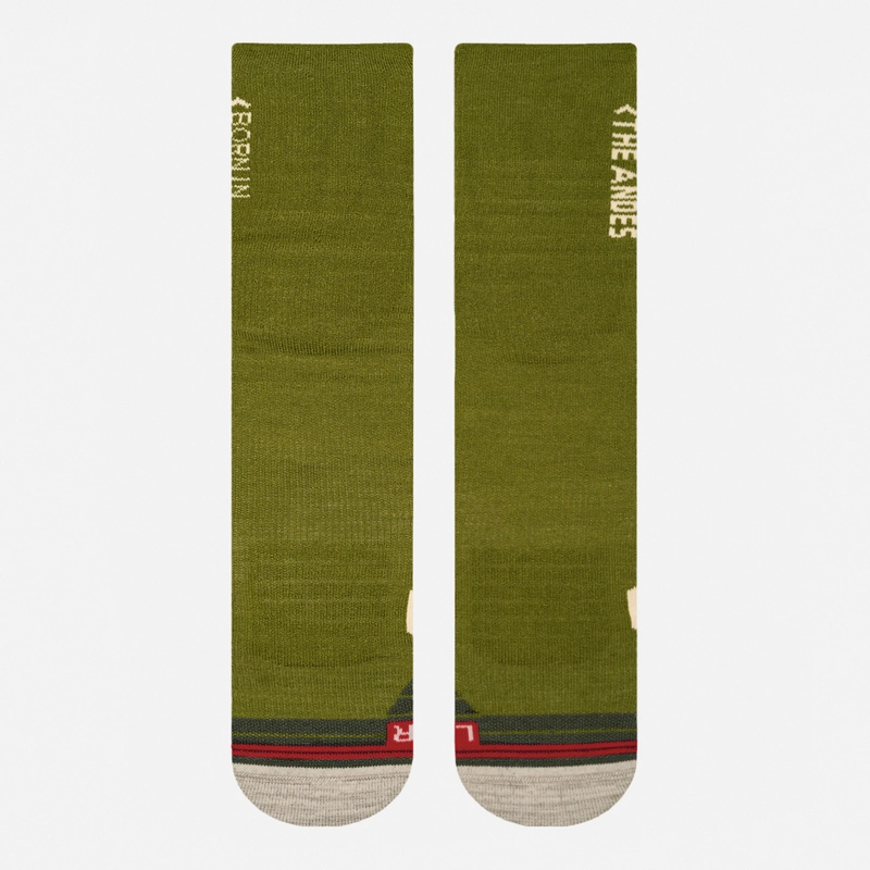 CALCETIN HOMBRE ALL MOUNTAIN SKI SOCKS VERDE MELANGE LIPPI I26 - 2