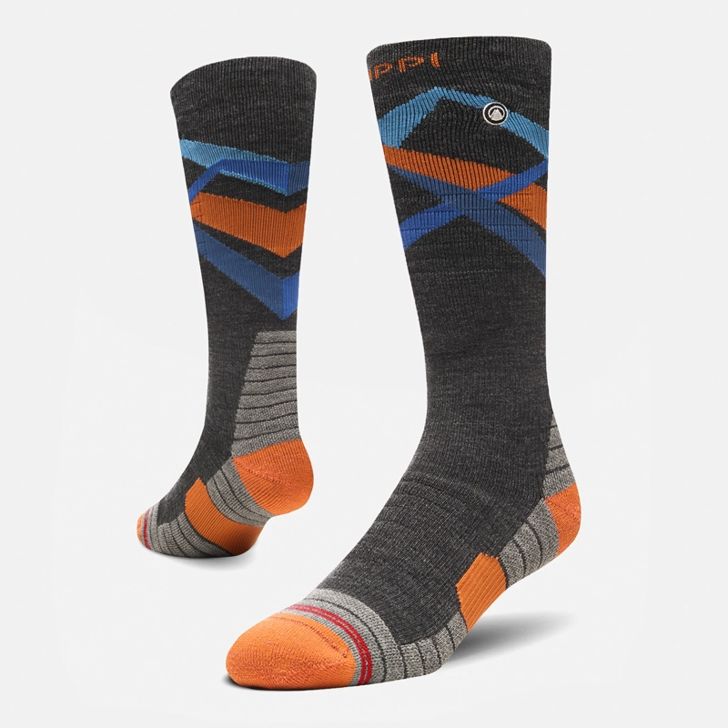 CALCETIN HOMBRE ALL MOUNTAIN SKI SOCKS GRIS MELANGE LIPPI I26 - 1