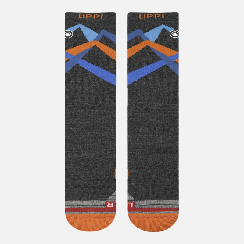 CALCETIN HOMBRE ALL MOUNTAIN SKI SOCKS GRIS MELANGE LIPPI I26 - 2