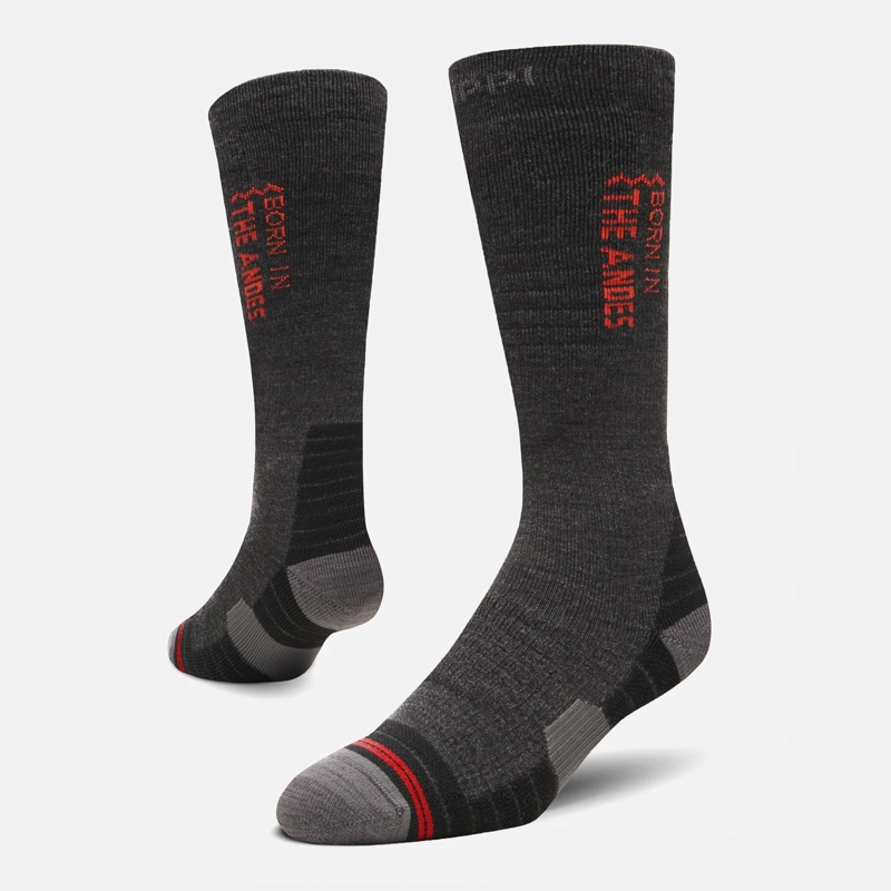 CALCETIN HOMBRE ALL MOUNTAIN SKI SOCKS NEGRO MELANGE LIPPI I26 - 1
