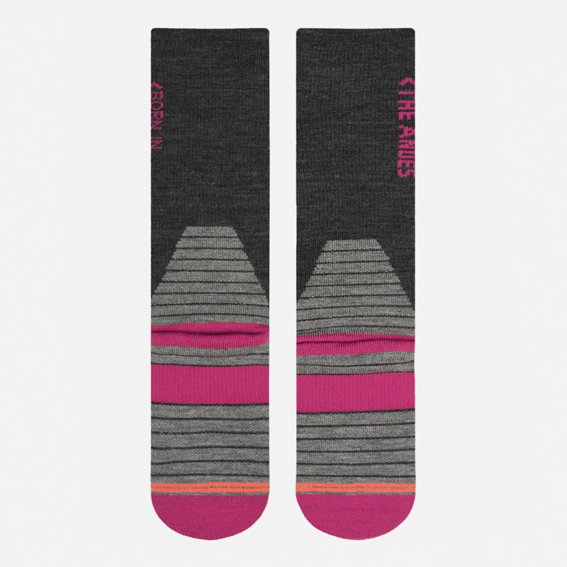 CALCETIN MUJER ALL MOUNTAIN SKI SOCKS NEGRO MELANGE LIPPI I26 - 3