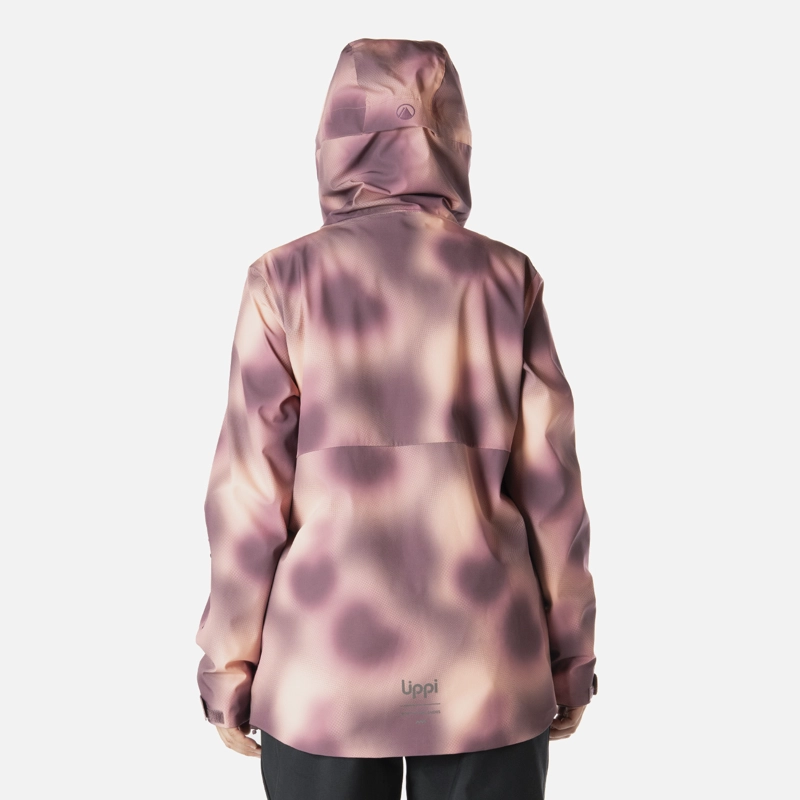 CHAQUETA MUJER SKIVENTURE B-DRY HOODY JACKET PRINT VINO LIPPI I26 - 3