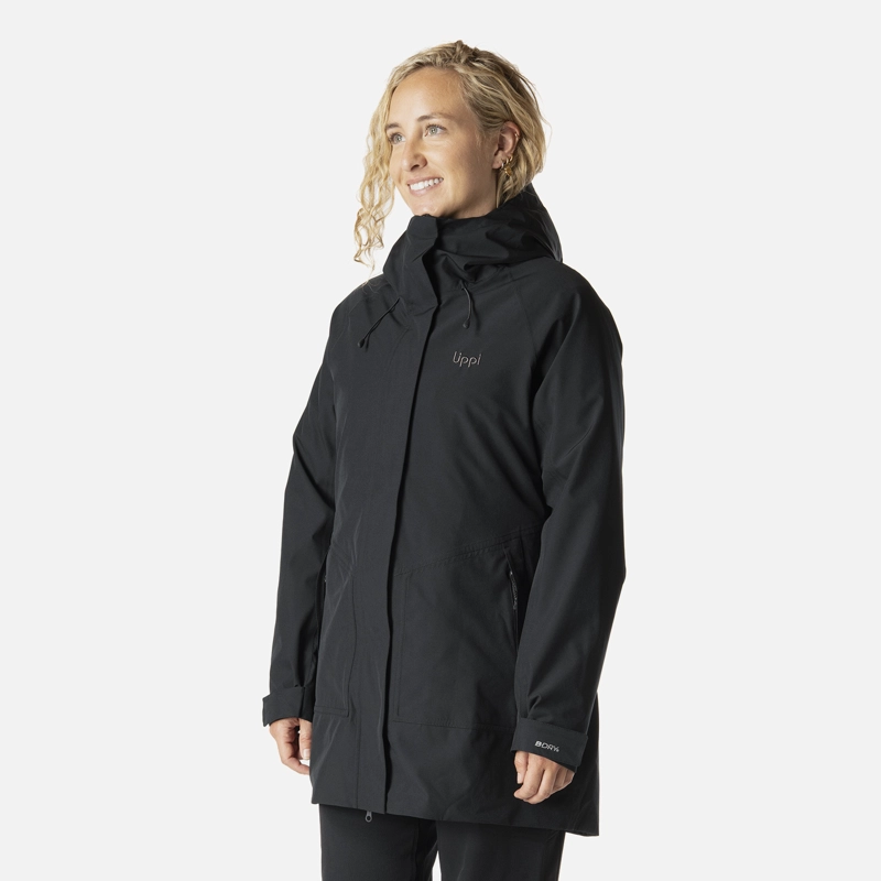 CHAQUETA MUJER HICKEN FUSION-3 B-DRY HOODY JACKET NEGRO LIPPI I26 - 2