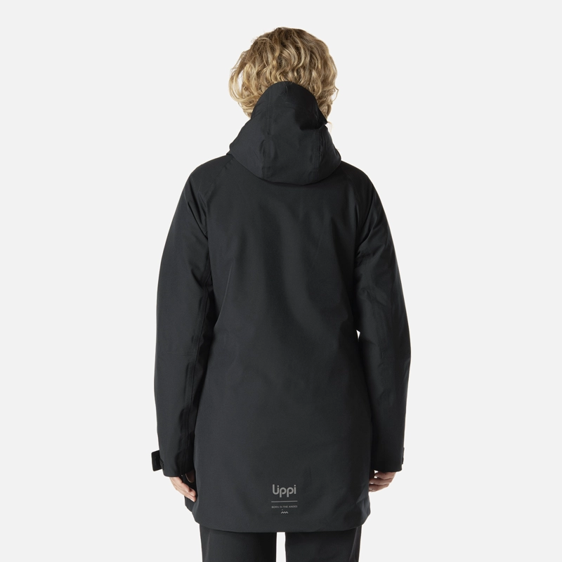 CHAQUETA MUJER HICKEN FUSION-3 B-DRY HOODY JACKET NEGRO LIPPI I26 - 3