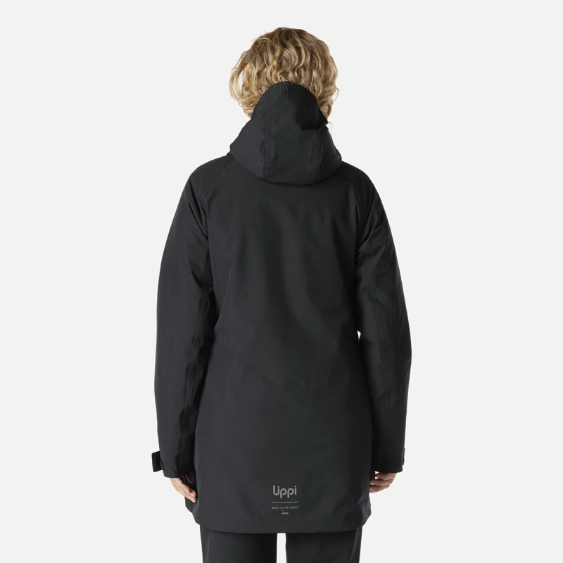 CHAQUETA MUJER HICKEN FUSION-3 B-DRY HOODY JACKET NEGRO LIPPI I26 - 3