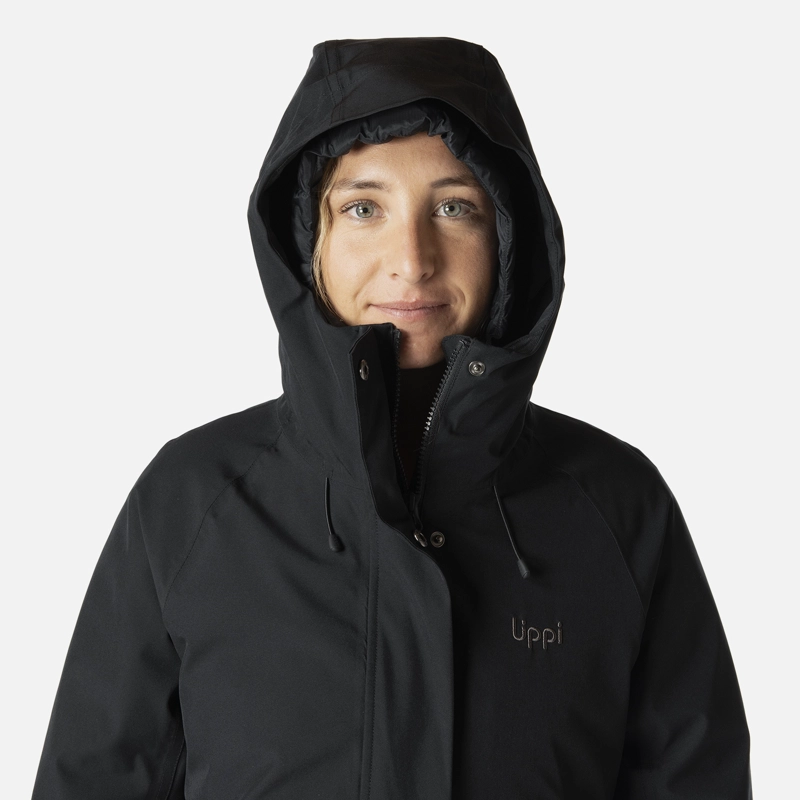 CHAQUETA MUJER HICKEN FUSION-3 B-DRY HOODY JACKET NEGRO LIPPI I26 - 4