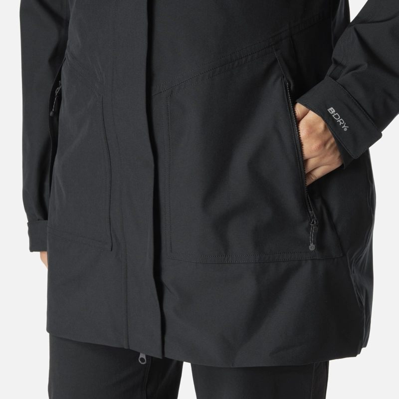 CHAQUETA MUJER HICKEN FUSION-3 B-DRY HOODY JACKET NEGRO LIPPI I26 - 5