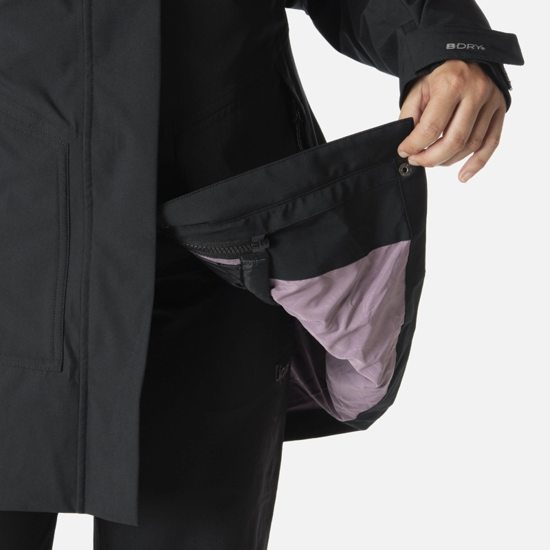 CHAQUETA MUJER HICKEN FUSION-3 B-DRY HOODY JACKET NEGRO LIPPI I26 - 6