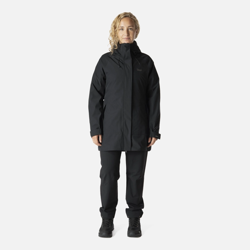 CHAQUETA MUJER HICKEN FUSION-3 B-DRY HOODY JACKET NEGRO LIPPI I26 - 8