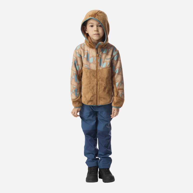 POLAR NIÑO GRILLO THERM-PRO HOODY JACKET CAFE CLARO LIPPI I26 - 7