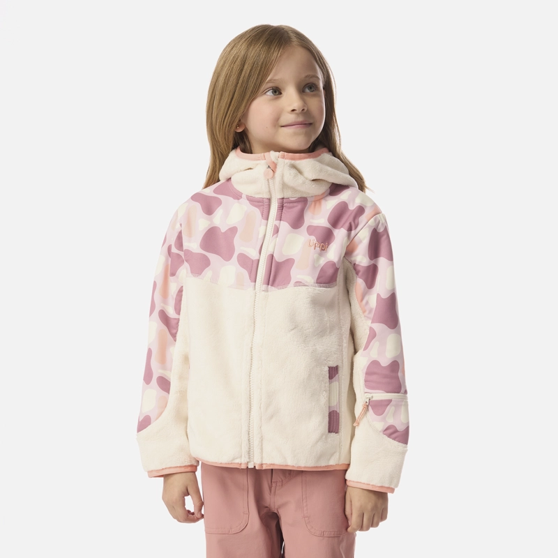 POLAR NIÑA GRILLO THERM-PRO HOODY JACKET CREMA LIPPI I26 - 1