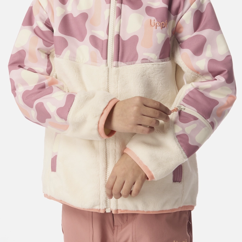 POLAR NIÑA GRILLO THERM-PRO HOODY JACKET CREMA LIPPI I26 - 5