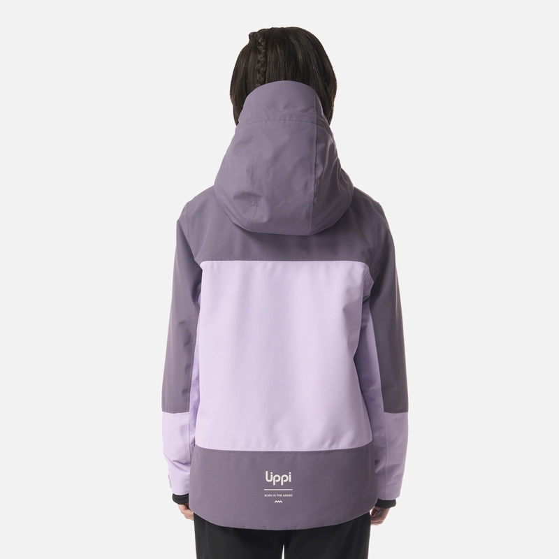 CHAQUETA TEEN GIRL ANDES B-DRY HOODY JACKET LILA LIPPI I26 - 3