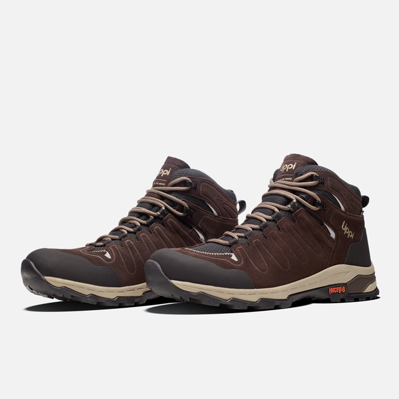 BOTIN HOMBRE ALL TERRA MID CAFE / BEIGE LIPPI I26 - 4