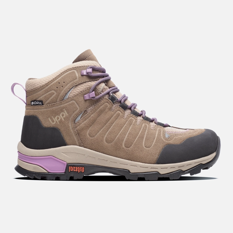 BOTIN MUJER ALL TERRA MID CAFE / MORADO LIPPI I26 - 1