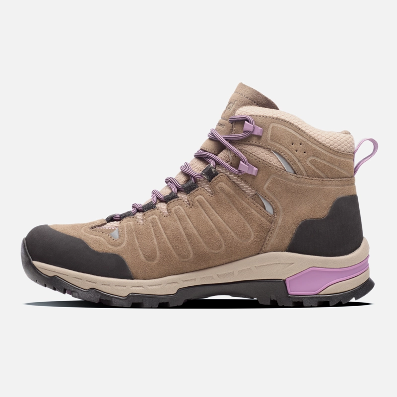 BOTIN MUJER ALL TERRA MID CAFE / MORADO LIPPI I26 - 2