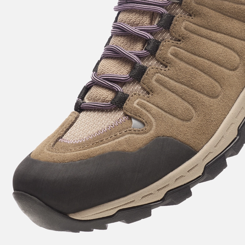 BOTIN MUJER ALL TERRA MID CAFE / MORADO LIPPI I26 - 7