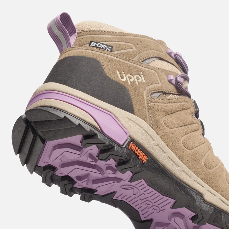 BOTIN MUJER ALL TERRA MID CAFE / MORADO LIPPI I26 - 8