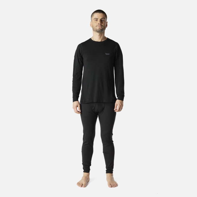 PRIMERA CAPA HOMBRE SKINTEC ACTIVE LOOSEFIT TOP NEGRO LIPPI I26 - 5